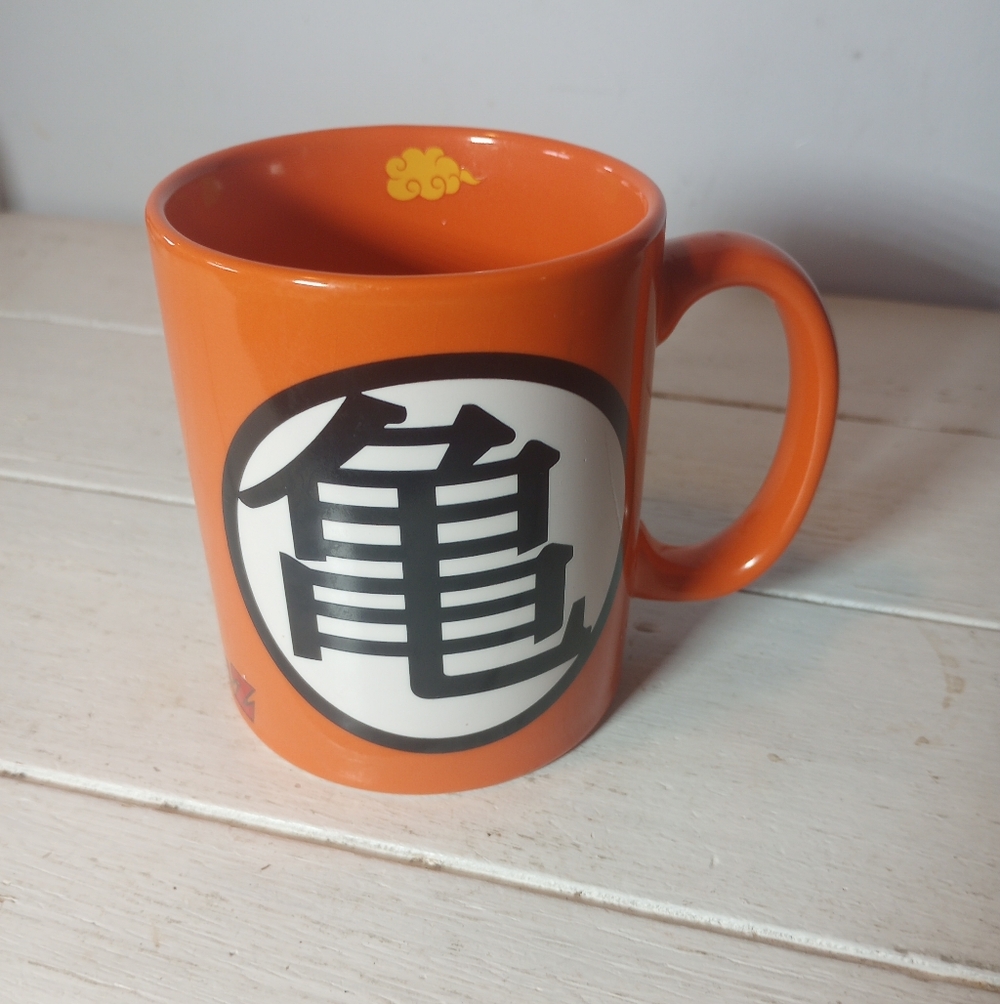 Dragon Ball Z Toei Animation ABYstyle Coffee Cup Japanese Symbols Anime Mug 10oz